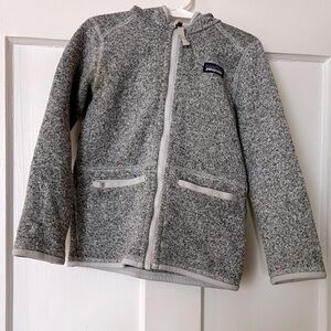 Patagonia Hooded Better Sweater Gray, Size 5T